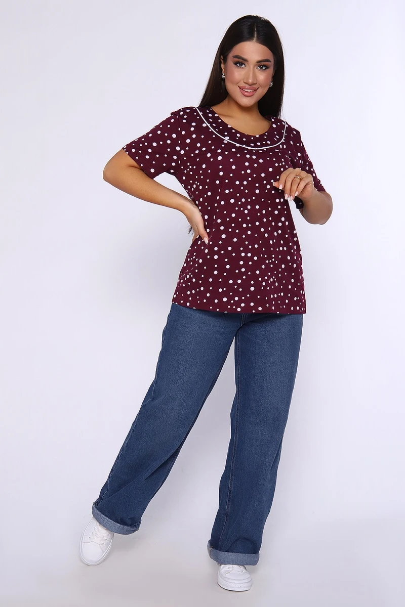 Туника 24281 (бордовый)