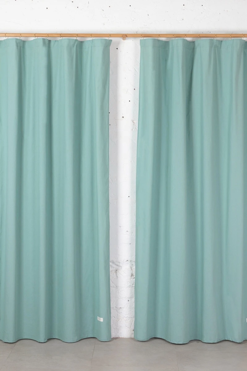 Комплект штор из хлопка (ЭТ) "Ментол" арт. 910