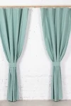Комплект штор из хлопка (ЭТ) "Ментол" арт. 910