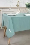 Скатерть из хлопка (ЭТ) "Ментол" (евро-угол) арт. 910