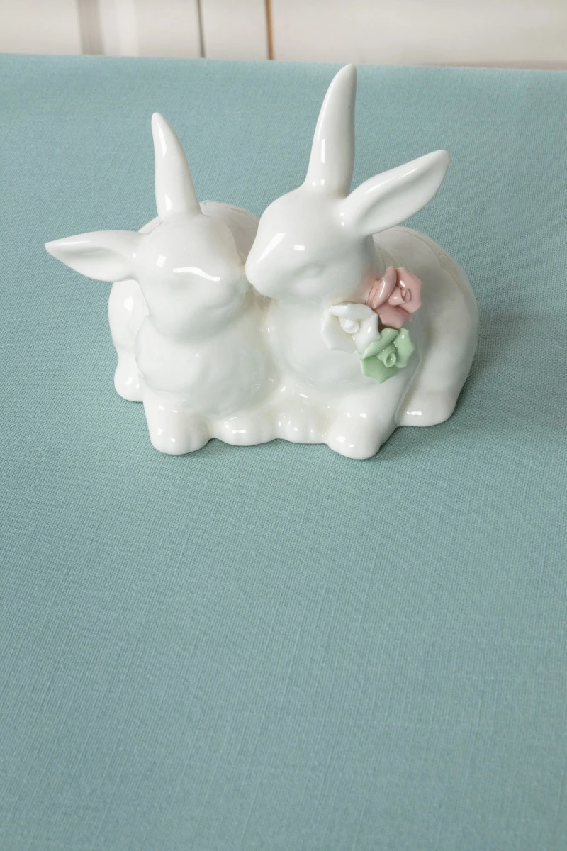 Скатерть из хлопка (ЭТ) "Ментол" (евро-угол) арт. 910