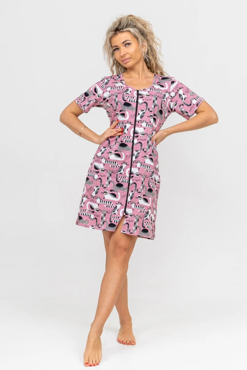 Халат 36707 (брусничный)