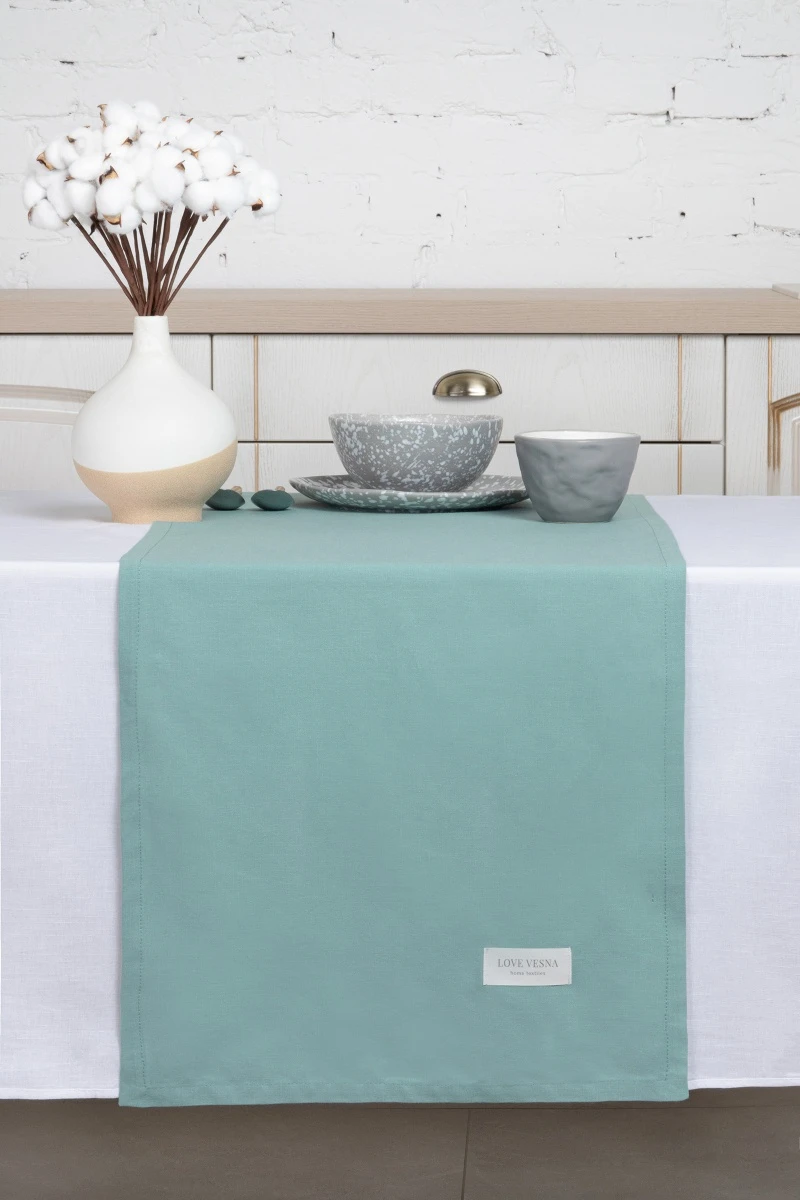 Дорожка из хлопка (ЭТ) "Ментол" (евро-угол) арт. 910