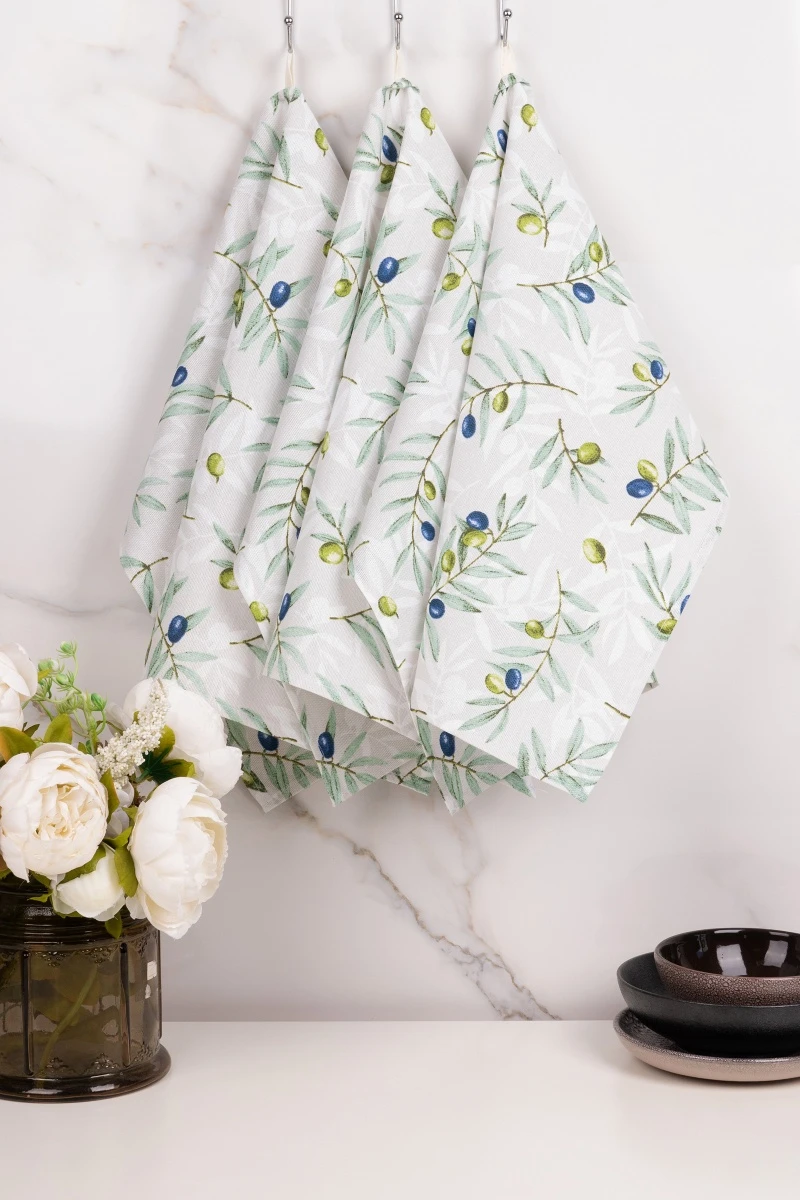 Набор полотенец рогожка (Диз) Долина - 3 шт - 45х60 см