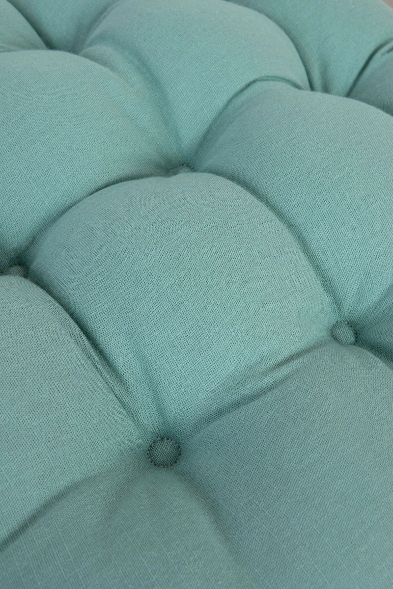 Подушка на липучках (М-9) на стул из хлопка (ЭТ) "Ментол" арт. 910