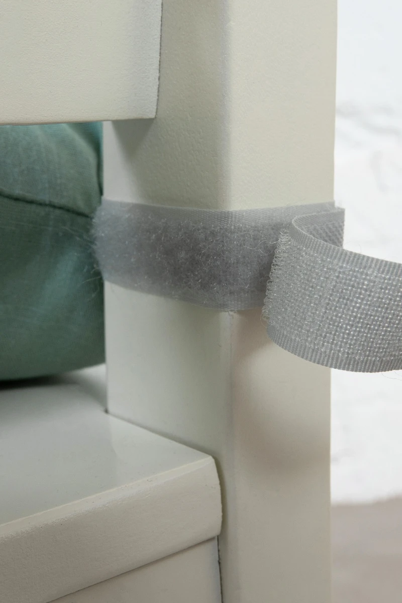 Подушка на липучках (М-9) на стул из хлопка (ЭТ) "Ментол" арт. 910