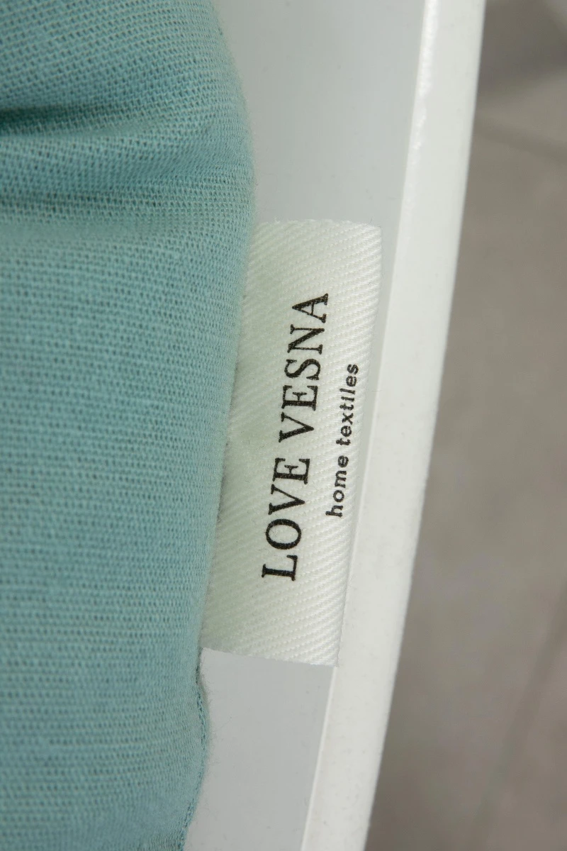 Подушка на липучках (М-9) на стул из хлопка (ЭТ) "Ментол" арт. 910