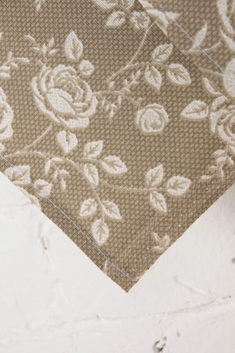 Набор полотенец рогожка (ТЛ) Рози (песочный) - 3 шт - 45х60 см