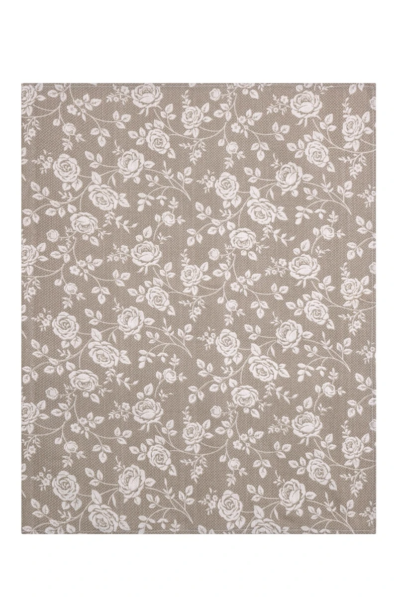 Набор полотенец рогожка (ТЛ) Рози (песочный) - 3 шт - 45х60 см