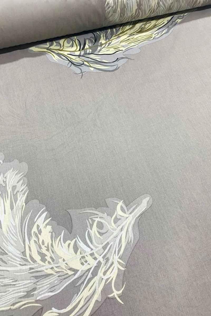 Ткань поплин "ПолиТекс" 110г/м2, 220см "Призрачное перо"