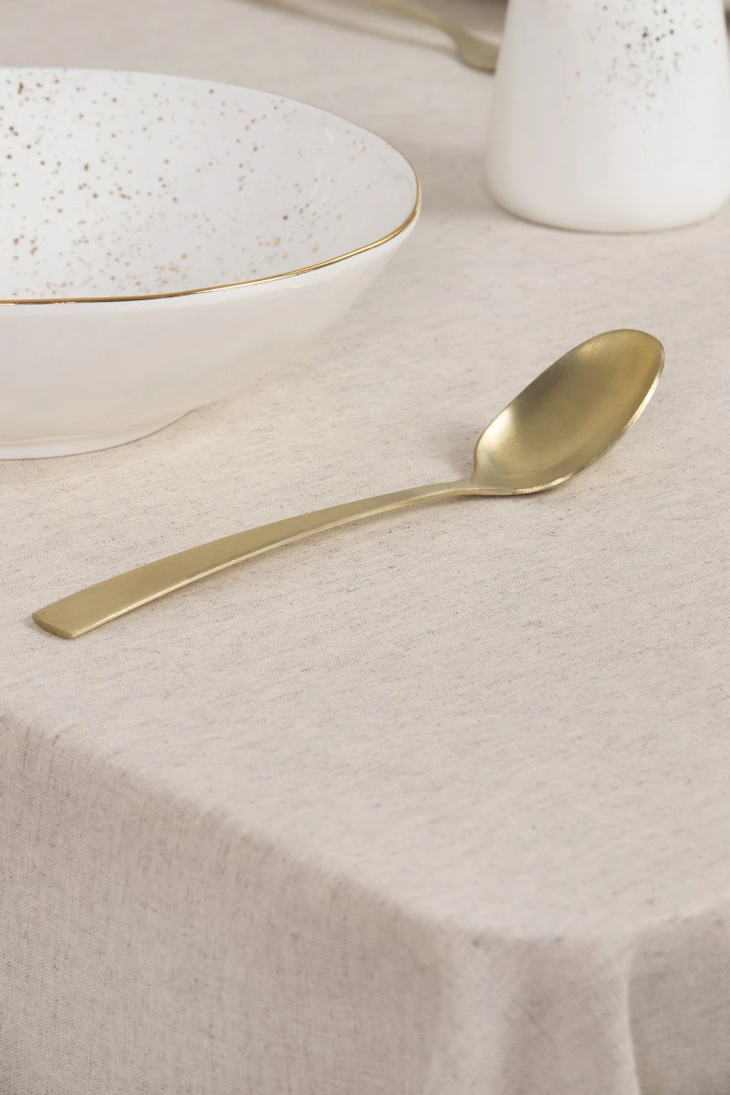 Скатерть полулен Льняная с вышивкой Ландыш (ГОС)