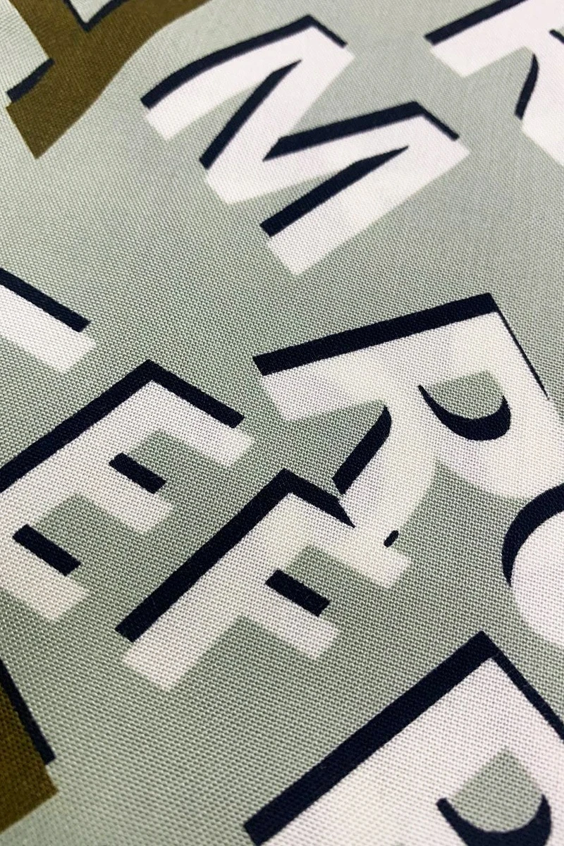 Ткань Штапель 180г/м2, 147см "Буквы"