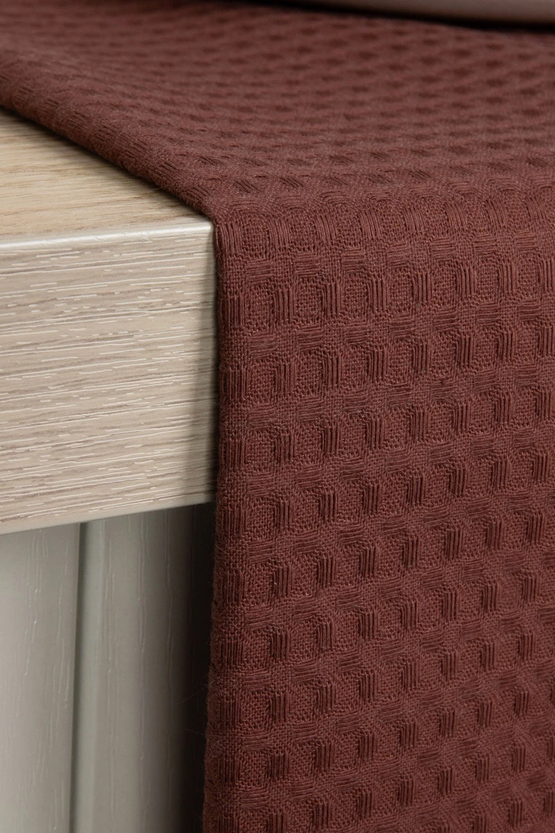 Полотенце ваф 45/60 Шоколад с вышивкой "Ты мой герой" (240 гр)