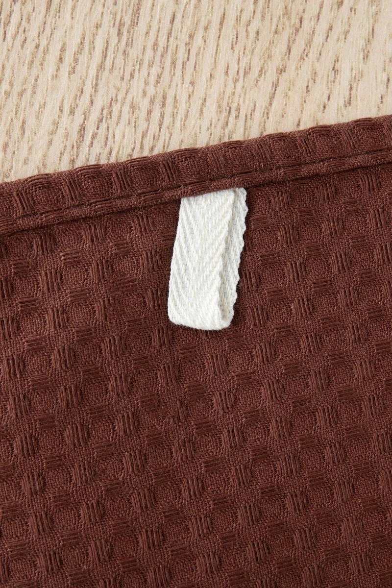 Полотенце ваф 45/60 Шоколад с вышивкой "Ты мой герой" (240 гр)