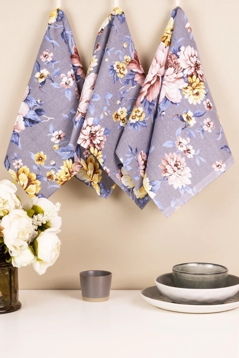 Набор полотенец рогожка (Диз) Новелла - 3 шт - 45х60 см