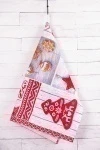 Набор полотенец рогожка (Диз) Счастливого Рождества - 3 шт - 45х60 см