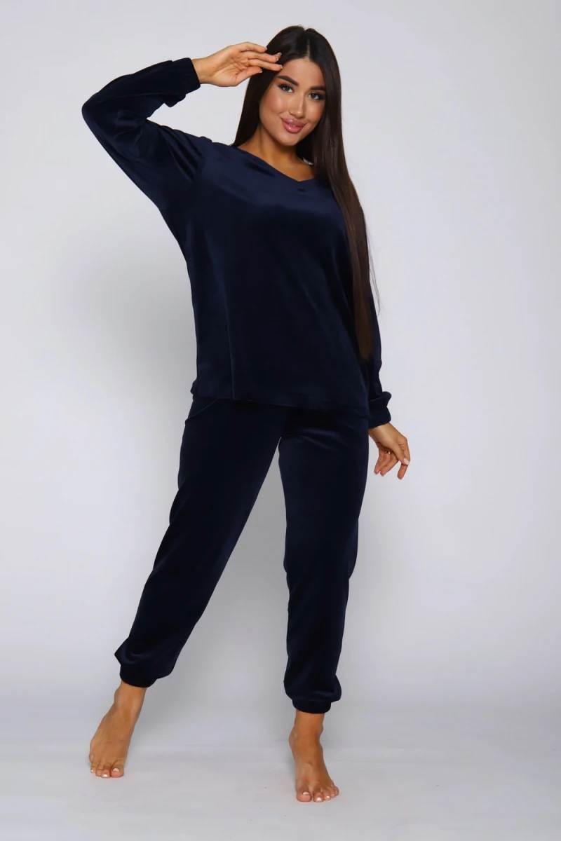 Костюм с брюками 89453 (чернильный)