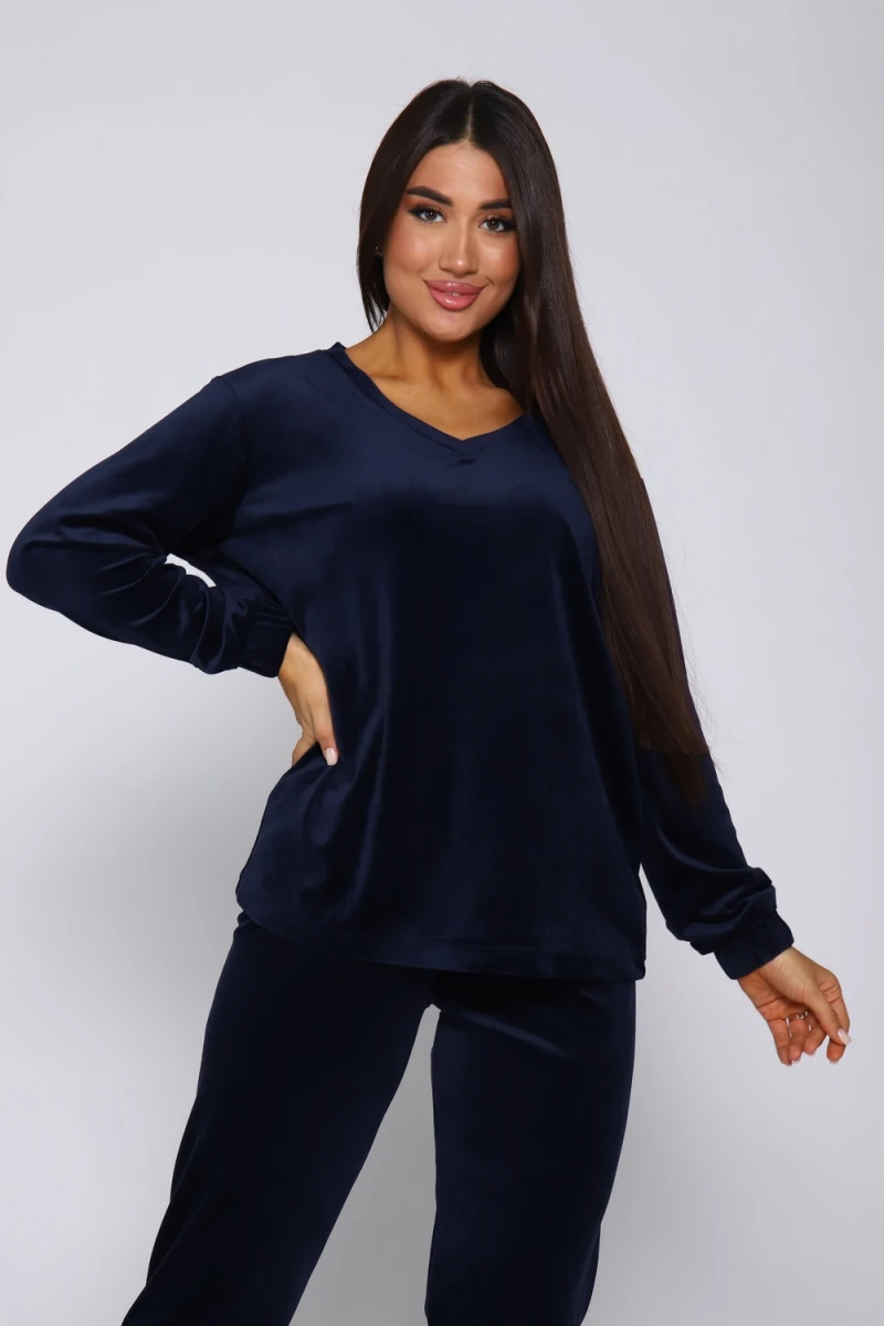 Костюм с брюками 89453 (чернильный)