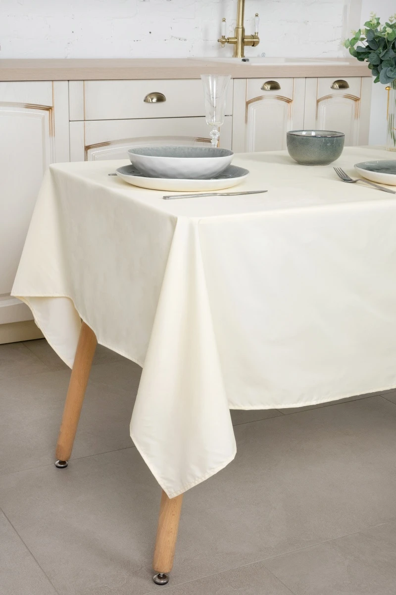 Скатерть водоотталкивающая Дюспо "Ваниль"