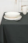 Скатерть из хлопка (ЭТ) "Темно-серый" (евро-угол)