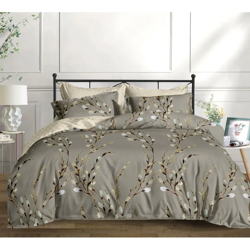 КПБ на пуговицах "ПолиТекс" поплин "Дива" ком. р. Семейный арт. 6583