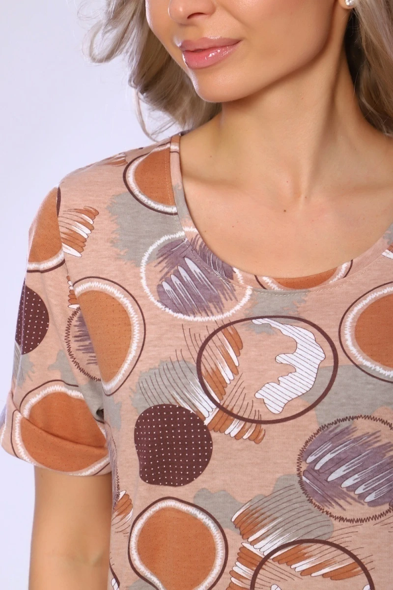 Платье 13137 (оранжевый)