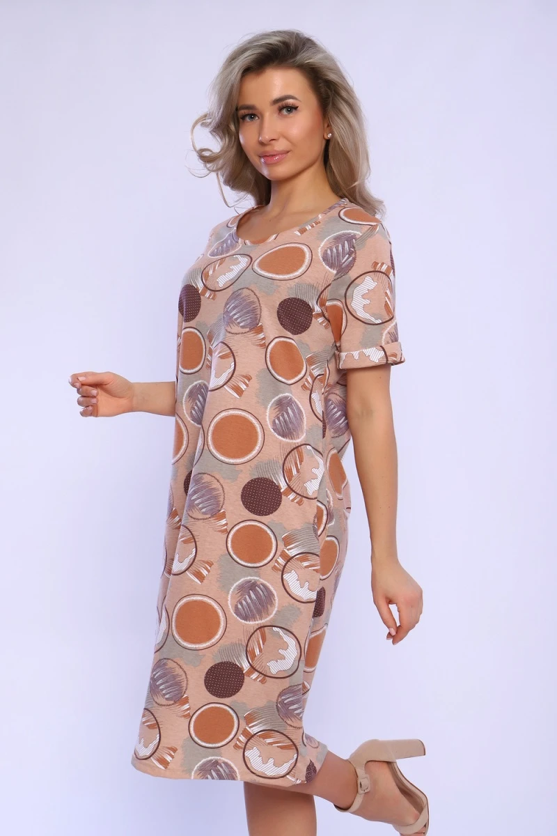 Платье 13137 (оранжевый)