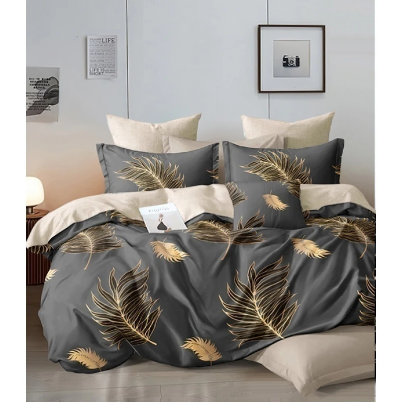 КПБ "ПолиТекс" поплин "Золотая ветвь" (+штрихи) ком. р. 2.0 сп. Евро арт. 6576