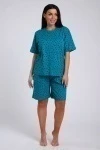 Костюм с шортами 52317 (изумруд)