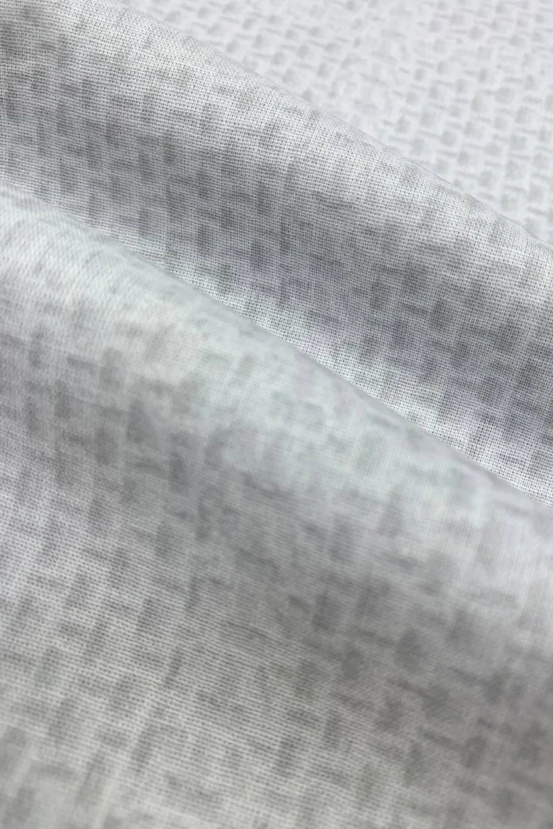 Ткань поплин "ПолиТекс" 110г/м2, 220см "Текстура (квадраты)"