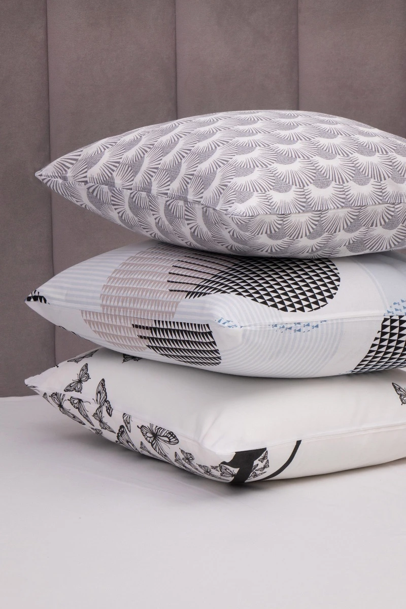 Наволочка бязь "Цветы-Узоры", расцветки в ассортименте