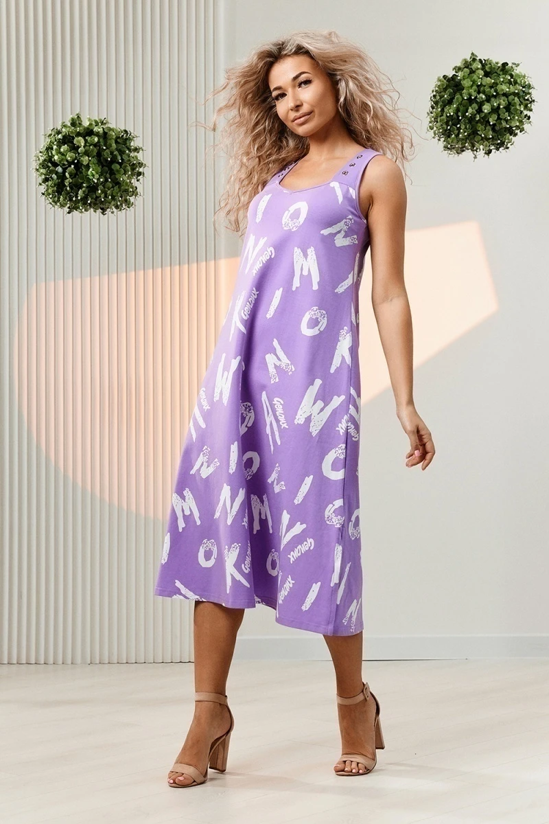 Сарафан 8385 (лавандовый)