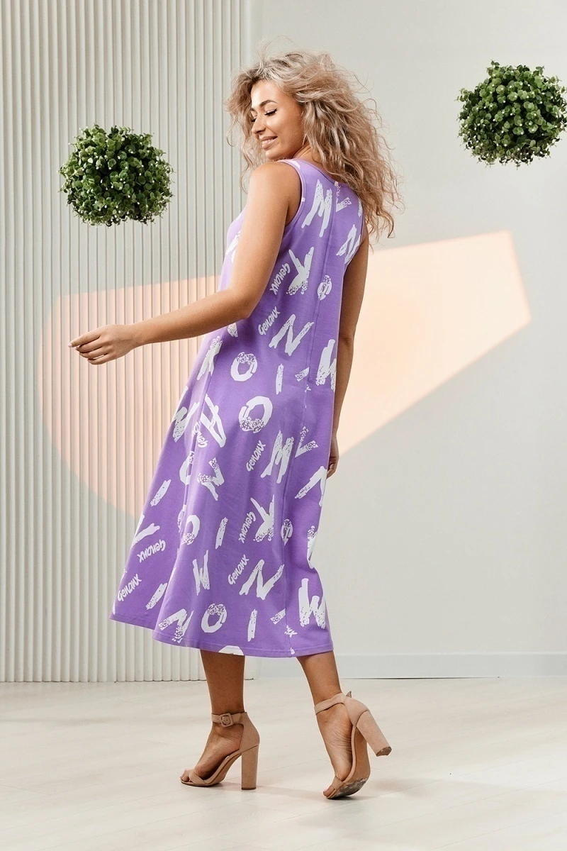 Сарафан 8385 (лавандовый)