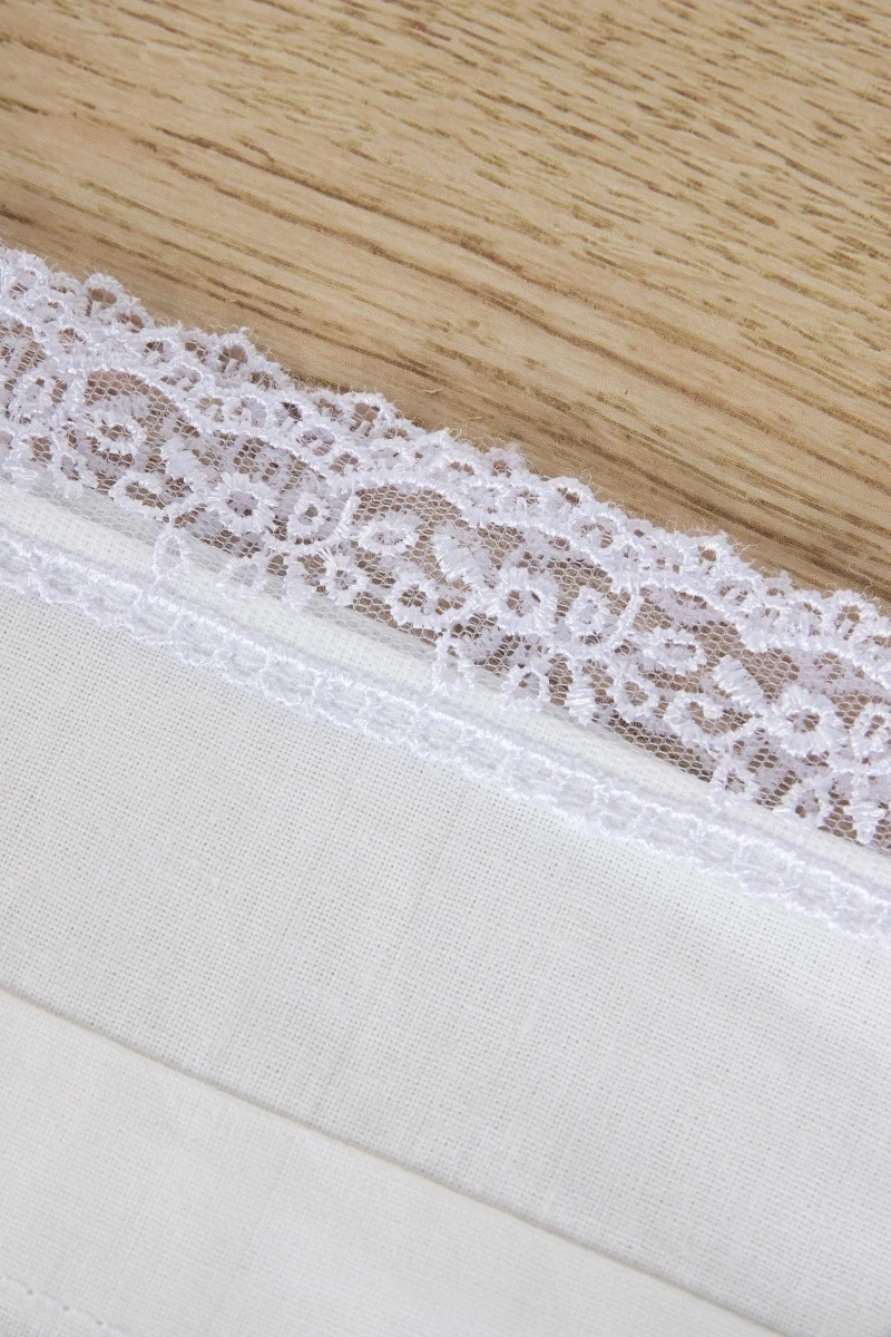 ЭКО мешочек для хранения Отбеленный бязь ГОСТ с вышивкой "ХВ"