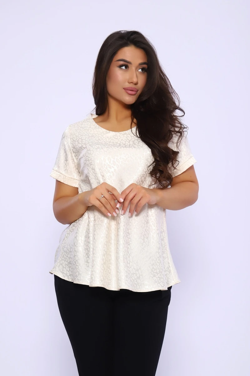 Блузка 32723 (кремовый)