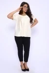 Блузка 32723 (кремовый)