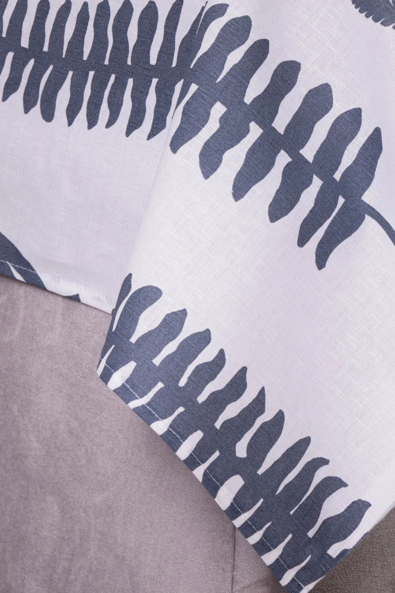 Простыня "ГОС" поплин "Папоротник" белый