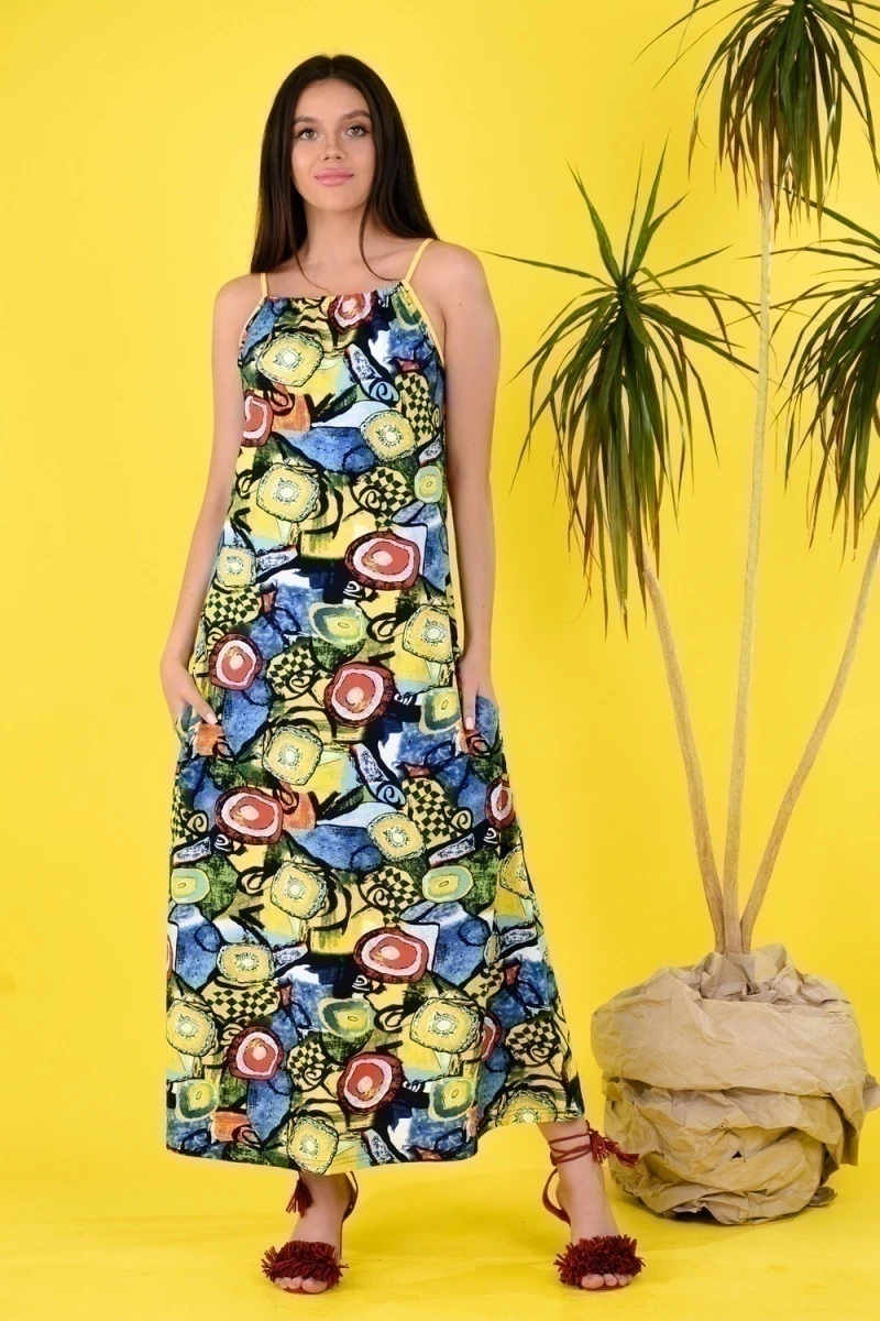 Сарафан 10857 (желтый)