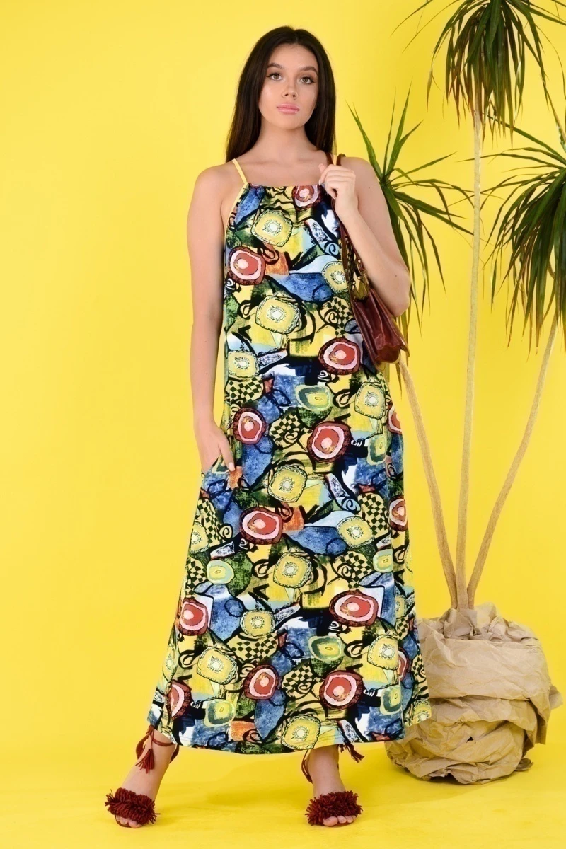 Сарафан 10857 (желтый)