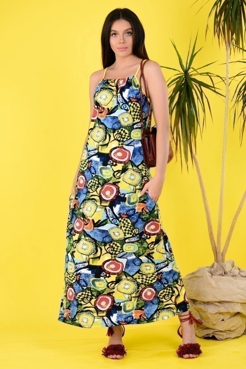 Сарафан 10857 (желтый)