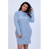 Платье 82015 (серо-голубой)