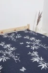 Простыня перкаль Бамбук (темно-синий)