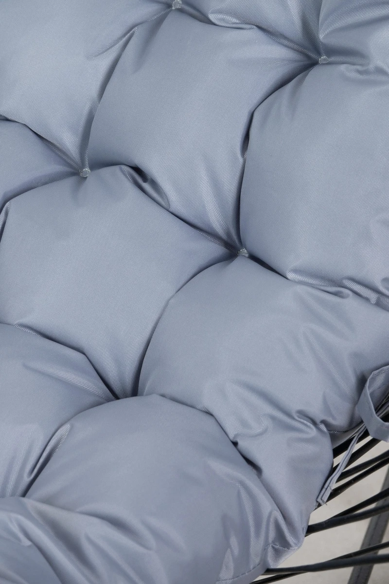 Подушка на скамью Оксфорд "Пыльный голубой"