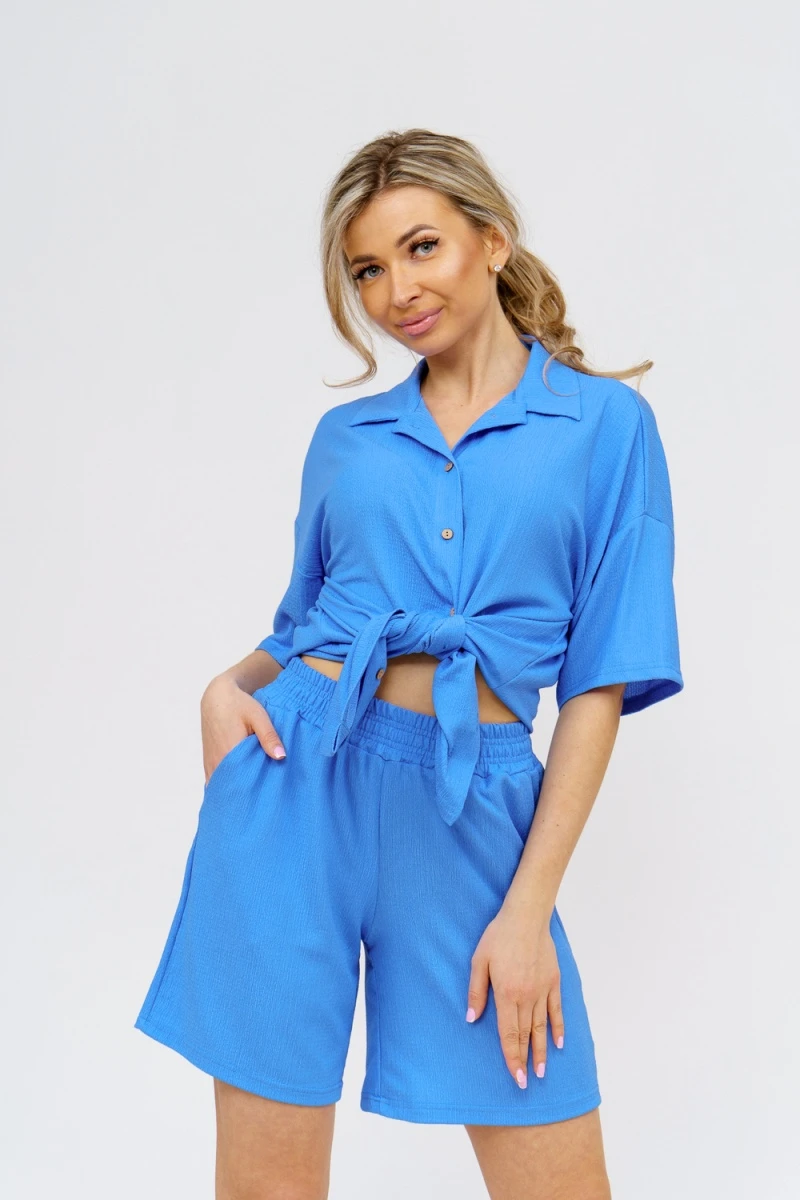 Шорты 36742 (голубой)