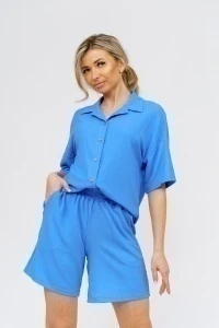 Шорты 36742 (голубой)