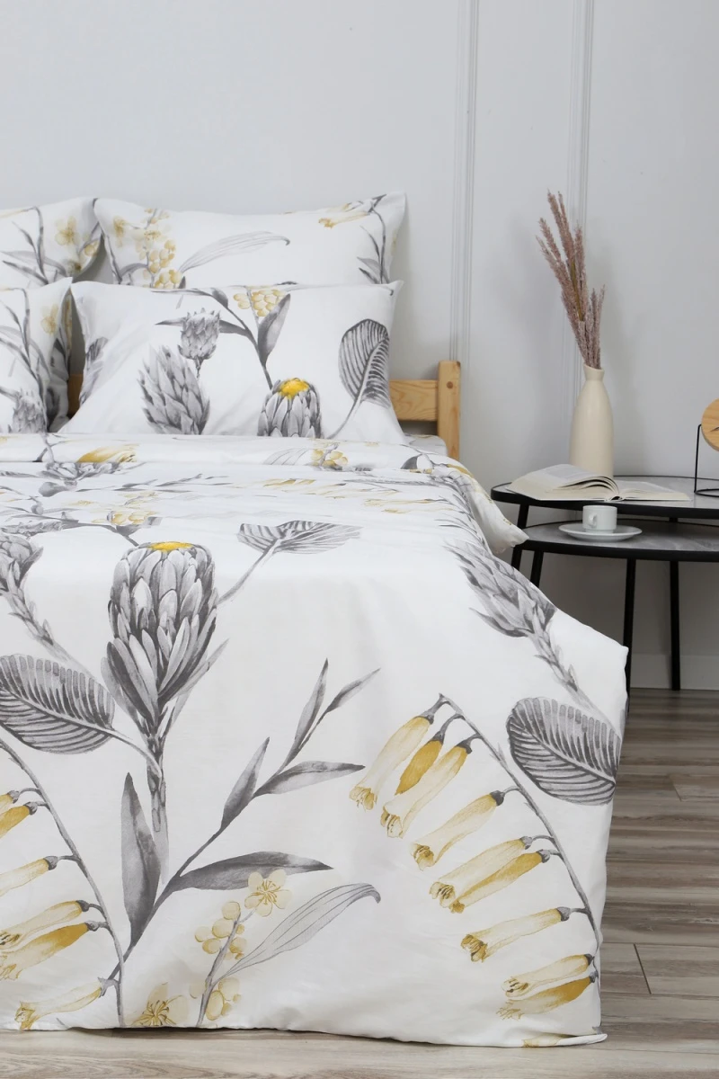 Пододеяльник сатин Клео (белый)