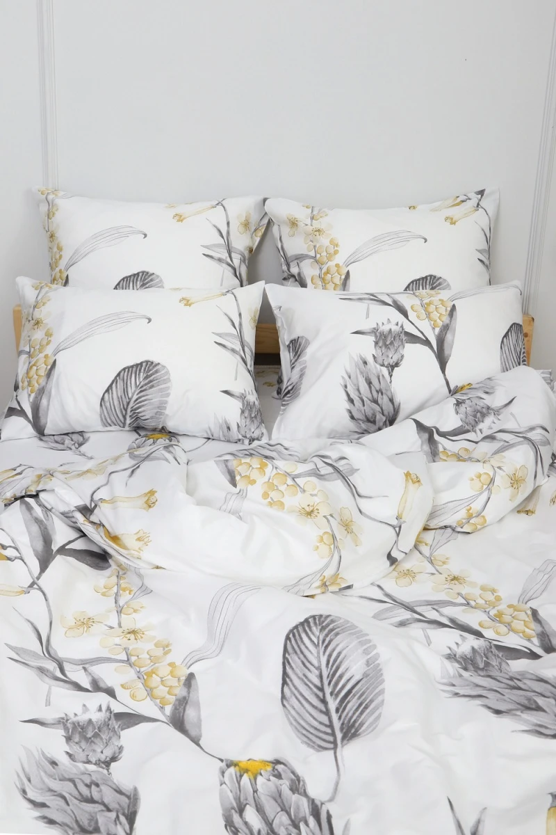 Пододеяльник сатин Клео (белый)