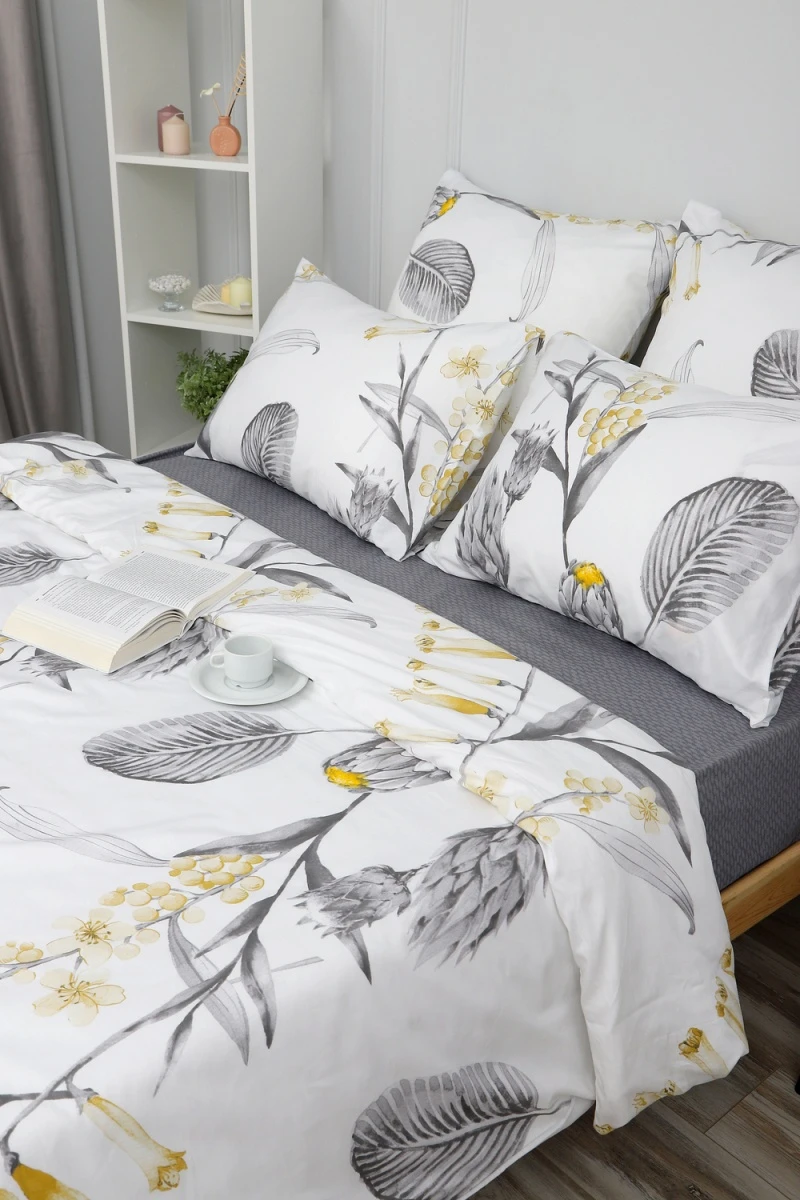 Пододеяльник сатин Клео (белый)