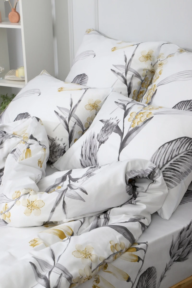 Пододеяльник сатин Клео (белый)