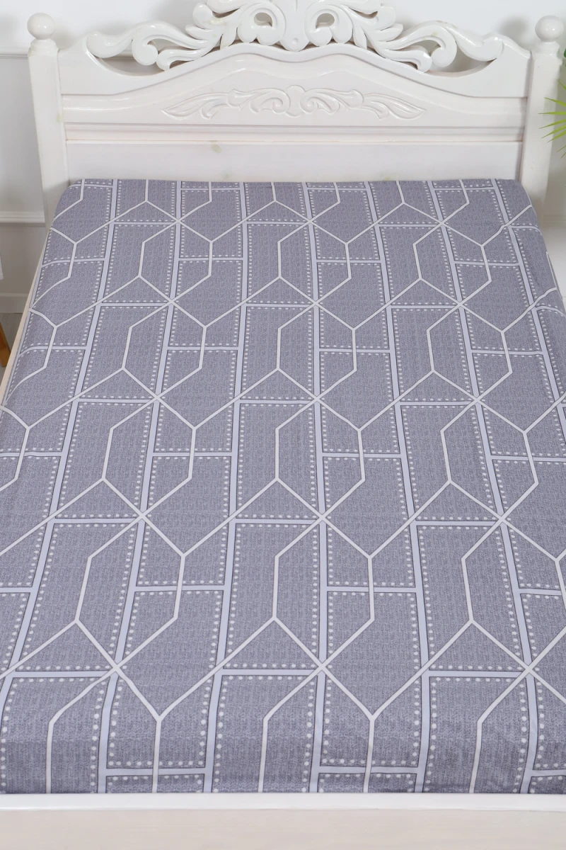 Простыня на резинке бязь ГОСТ Арно (серый)